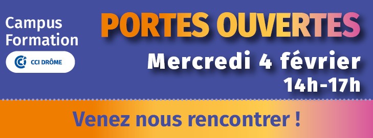 Campus Formation CCI Drôme - Portes Ouvertes février 2026