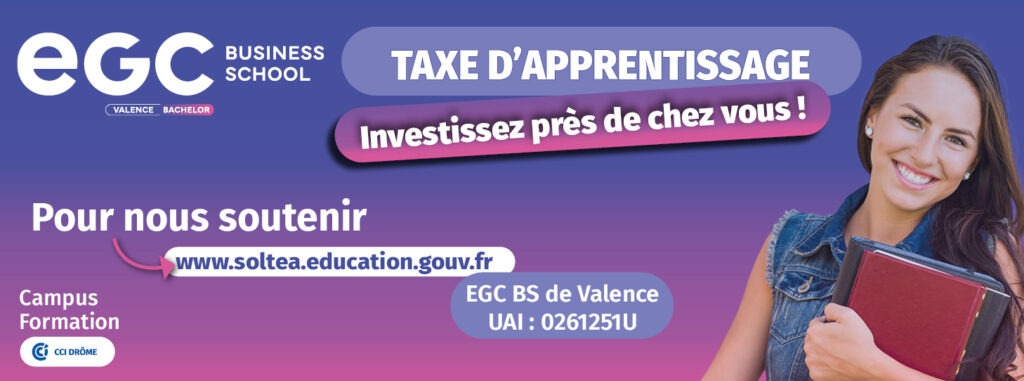 Taxe d'apprentissage - soutenez l'EGC BS